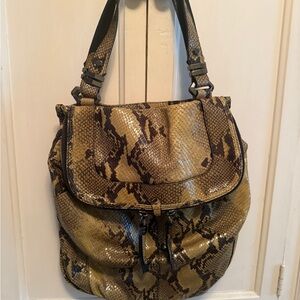 Oryany Leather Snakeprint large Bag Excellent condition .
